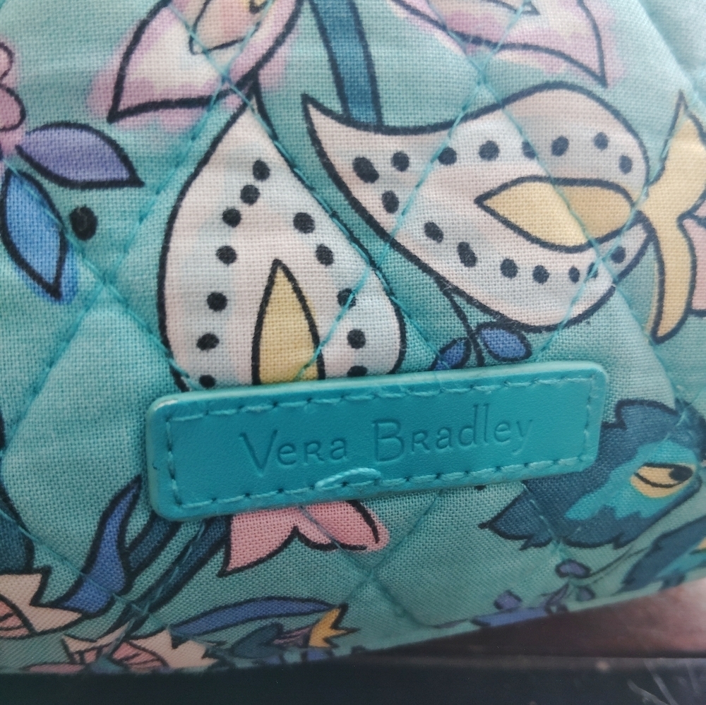 Vera Bradley 2 Piece Purse Wallet Set Floral Crossbody - Picture 4 of 16